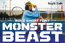 NCL Monster Beast - Sport Gym Font