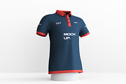 T Shirt Polo Mockup, a Shirt Mockup by Kenrichi (Thumbnail 1 of 4)