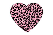 Leopard Heart sublimation T-shirt de, a Print Template by IrinaShishkova (Thumbnail 2 of 2)