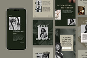 Noire Social Media Templates, a Social Media Template by Big Cat Creative (Thumbnail 1 of 6)