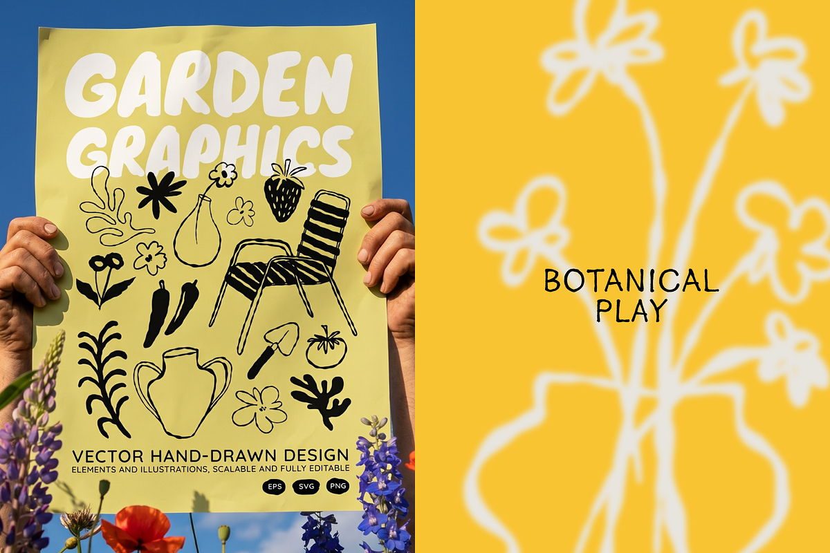 Garden & Farm Vector Graphics, an Object Graphic by venimo (Photo 2 of 17)