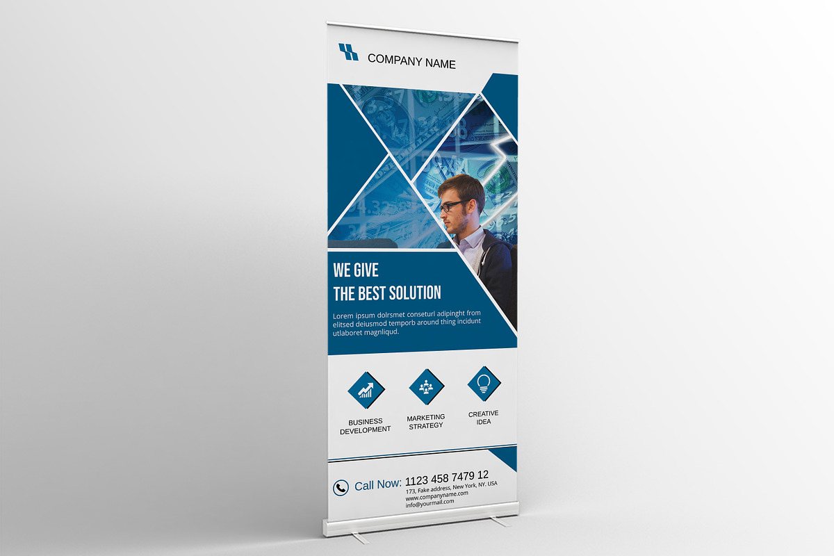 Corporate Business Roll-Up, a Stationery Template by Template Shop (Photo 4 of 6)