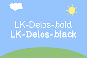 Delos Playful Kids Inspired Font, a Font by Elegrad Design Agency (Thumbnail 4 of 4)