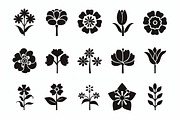 Abstract Floral Silhouette Bundle, an Illustration by Creativeshirt (Thumbnail 4 of 10)