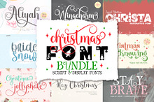 Christmas Font Bundle