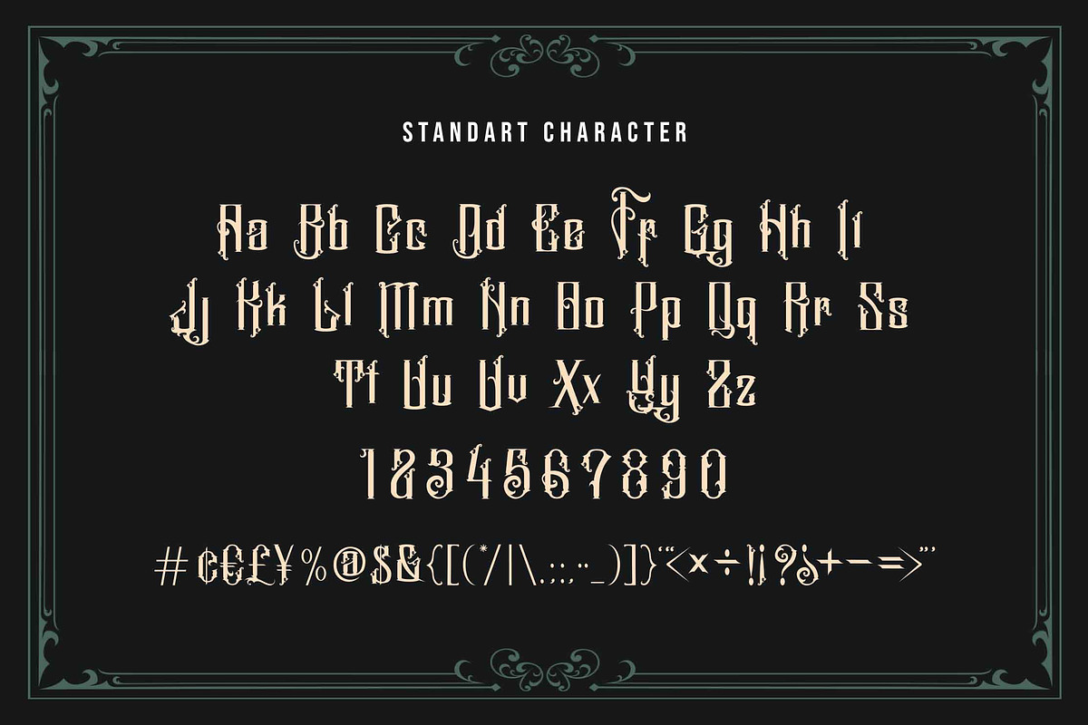 Godfrey - Classic Blackletter, a Blackletter Font by Brightone (Photo 3 of 9)