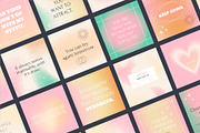 Canva Instagram Gradient Quotes, a Social Media Template by AnnArt (Thumbnail 3 of 10)