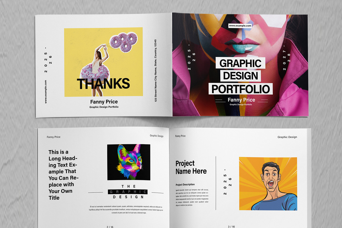Graphic Designer Portfolio Layout, a Brochure Template by ContestDesign (Photo 2 of 5)