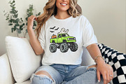 Monster Truck Halloween PNG, Ghost, an Illustration by SharpMarketplace (Thumbnail 6 of 9)