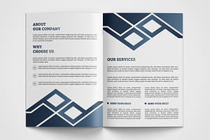 Corporate Bi Fold Brochure Template