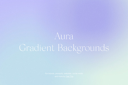 Aura Grainy Gradient Textures PS, an Object Graphic by Feel This