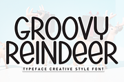 Groovy Reindeer | Script Font, a Script Font by Scratchones (Thumbnail 1 of 8)