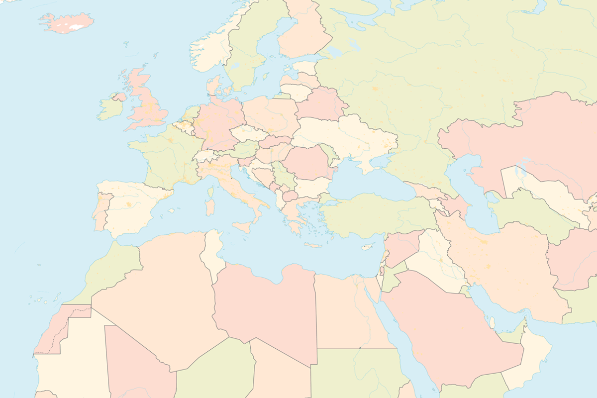 Vector World Map, an Illustration by Vector Maps (Photo 3 of 5)