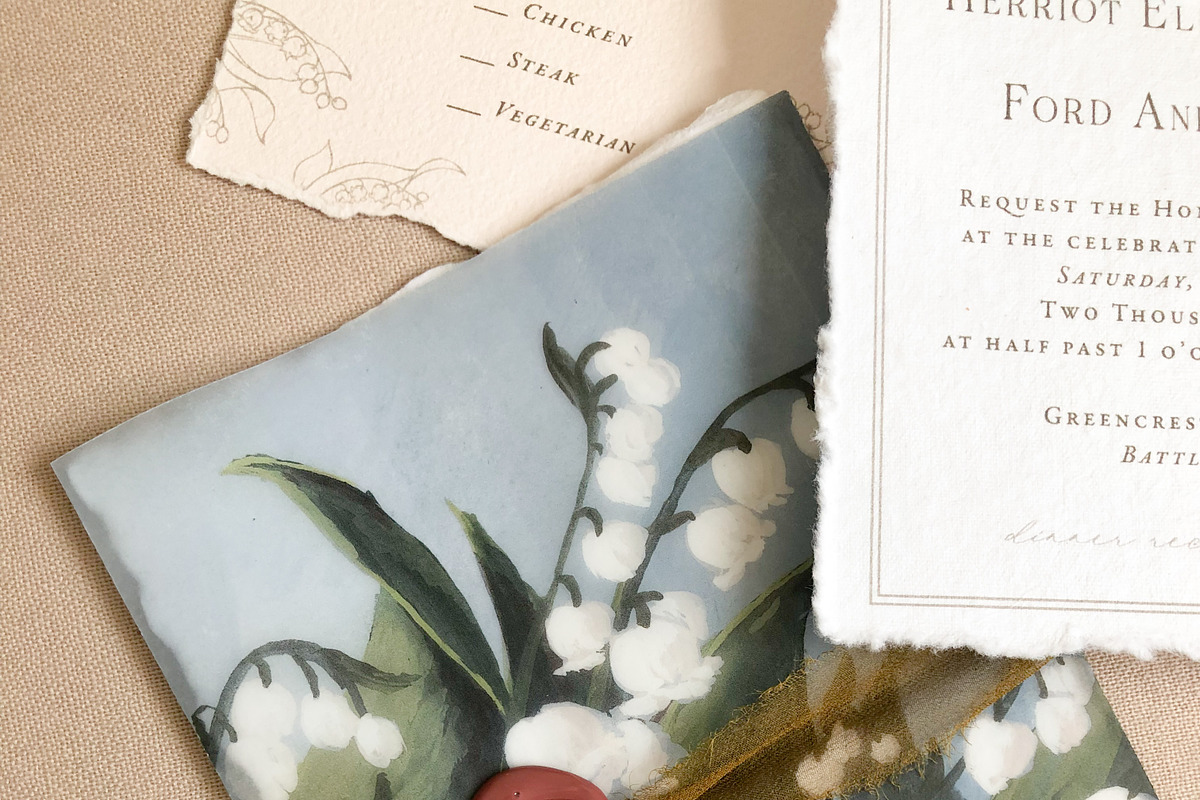Floral Painted Envelope Liner, a Graphic by Blushed Design by Katrina (Photo 5 of 9)