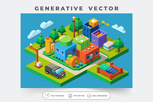 A vibrant illustration of a modern r, a Graphic by SouravDesign