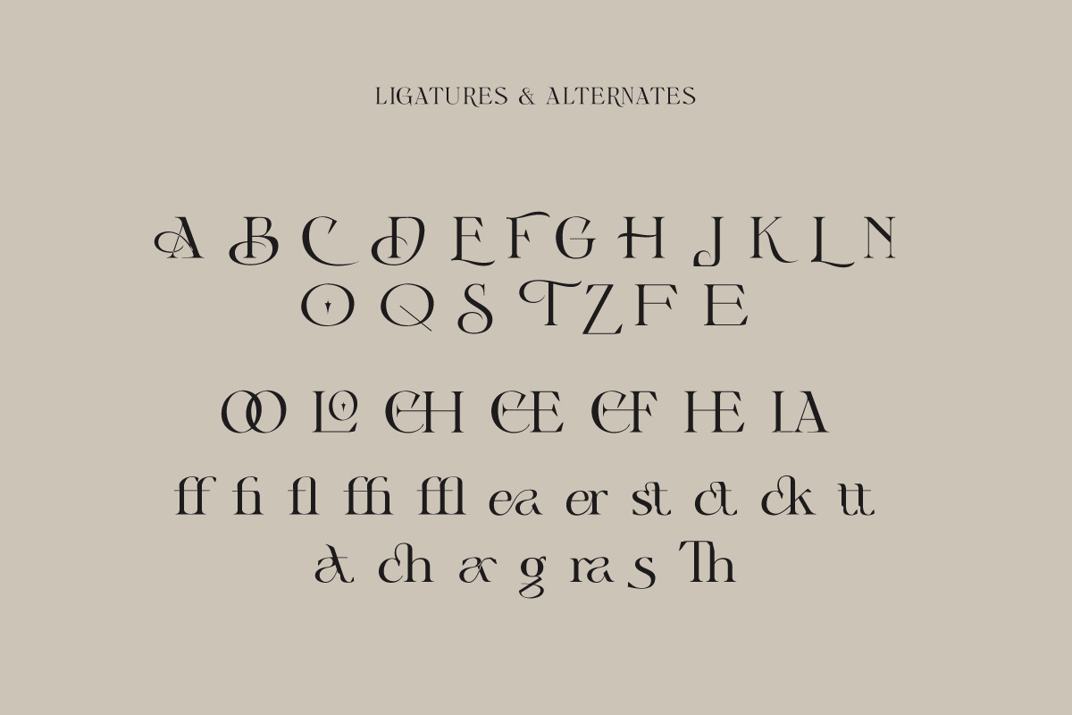Cigra - Stylist Serif With Ligature, a Sans Serif Font by Identy Studio (Photo 7 of 18)