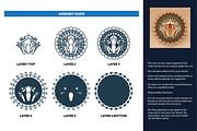 10 Animal Mandalas Set - Laser cut, an Object Graphic by Arshad Ali (Thumbnail 7 of 22)