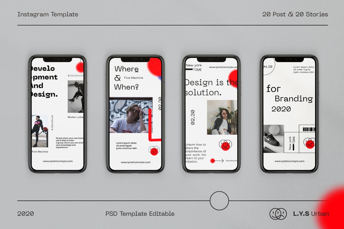 L.Y.S - Streetwear Instagram Bundles, a Social Media Template by Dirtytemp Studio (Photo 3 of 10)