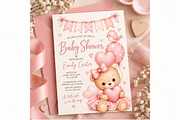Baby Shower Girl Clipart, an Animal Illustration by Villa 11 Estudio (Thumbnail 9 of 11)