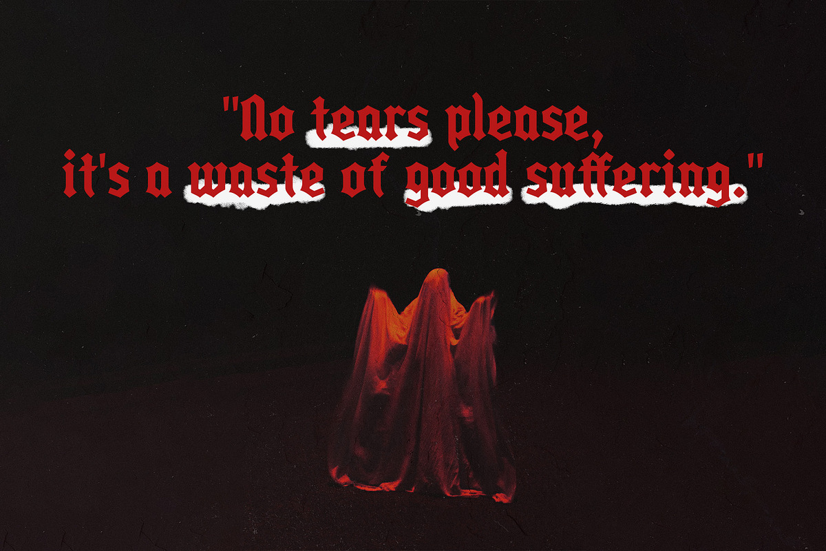 Blatters – Halloween Gothic Font, a Serif Font by Drizy (Photo 6 of 10)