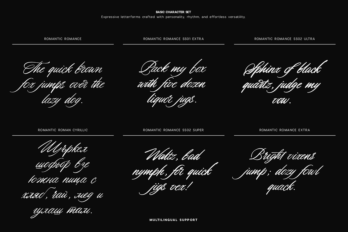 Romantic Romance - Calligraphy Font, a Script Font by VP Fonts (Photo 16 of 21)