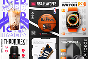 Social Media Templates (Psd+Canva), a Social Media Template by Nina Shaw (Thumbnail 9 of 11)