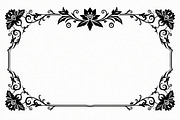 Decorative Frame Vector Bundle, an Illustration by yasushie (Thumbnail 5 of 9)