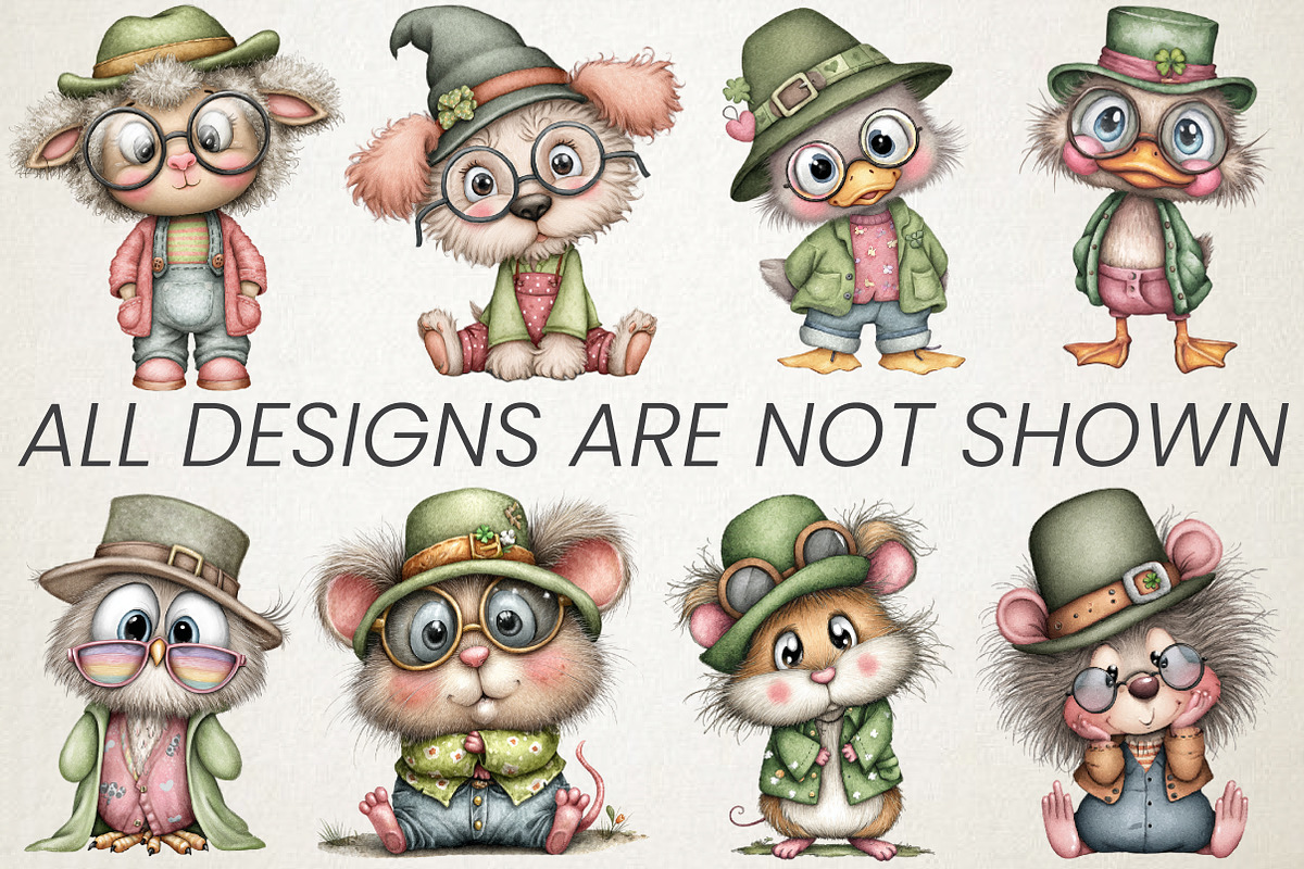 Leprechaun Animal Character Clipart, an Animal Illustration by RobertsArt (Photo 3 of 5)