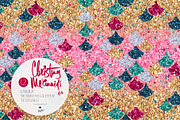 Mermaid Glitter Textures, a Pattern Graphic by KaramfilaS (Thumbnail 4 of 15)