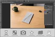 Sketchbook Mockup PSD, an Advertising Mockup by Bruno's Shop (Thumbnail 2 of 3)