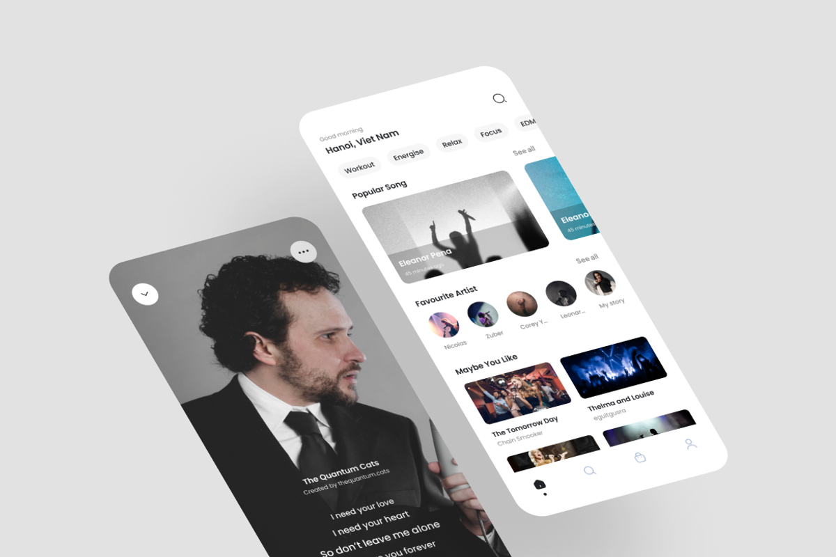Melody - Music Play App UI Kit, an UI Kit Template by iDoodle Studio (Photo 4 of 4)