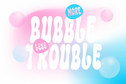 Cashup Bubble, a Sans Serif Font by Glyphstyle (Thumbnail 2 of 6)