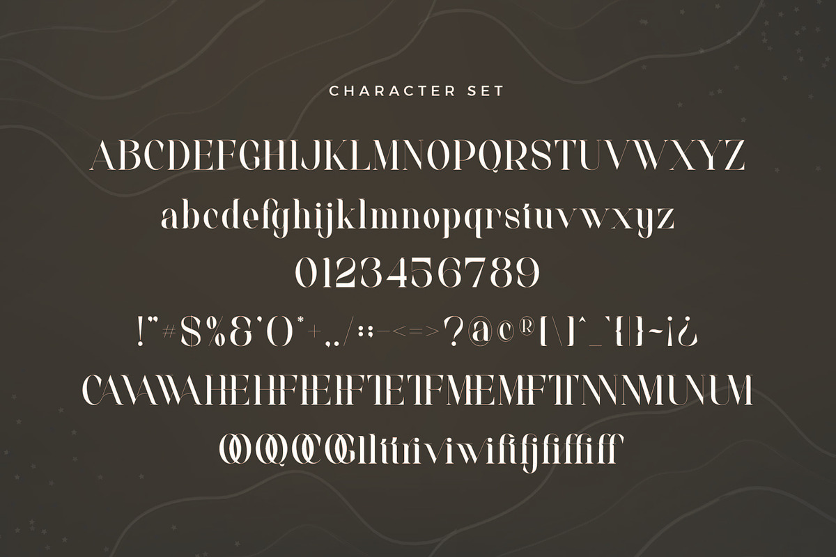 Cathez - Elegant Serif Font, a Serif Font by Aqeel_Art (Photo 10 of 10)