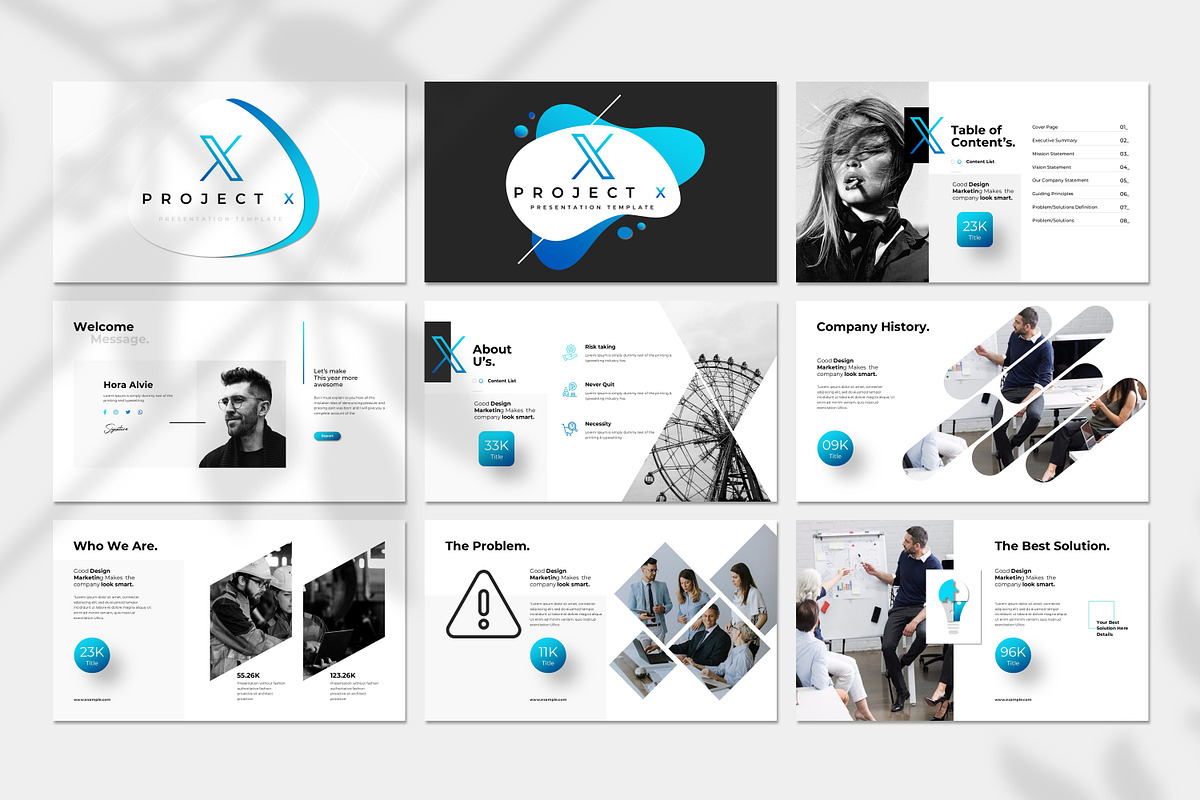 Business Project PowerPoint Template, a Presentation Template by Typetheme (Photo 3 of 6)