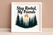 Stay Rooted, My Friends SVG, an Illustration by Awieee1 (Thumbnail 4 of 4)