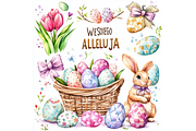 Prompt Pastel Color Easter Clipart, a Seasonal Illustration by Creative design (Thumbnail 7 of 7)