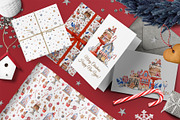 Sweet Winter Holidays, a Seasonal Illustration by Watercolor by Tonia Tkach (Thumbnail 2 of 10)