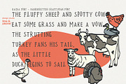 Kazka - Latine & Cyrillic Font, a Handwritten Font by line & plane (Thumbnail 4 of 10)