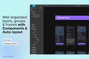 Car Pooling & Navigation App UI Kit, an App Template by Paula M UI Store (Thumbnail 4 of 5)