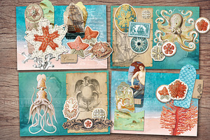 Ocean Scrapbooking Kit