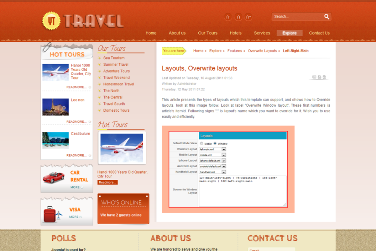 YT Travel-Impressive travel template, a Websites & App Template by YouTech (Photo 5 of 5)