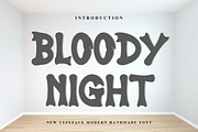 Bloody Night, a Script Font by FreshTypeINK (Thumbnail 1 of 8)