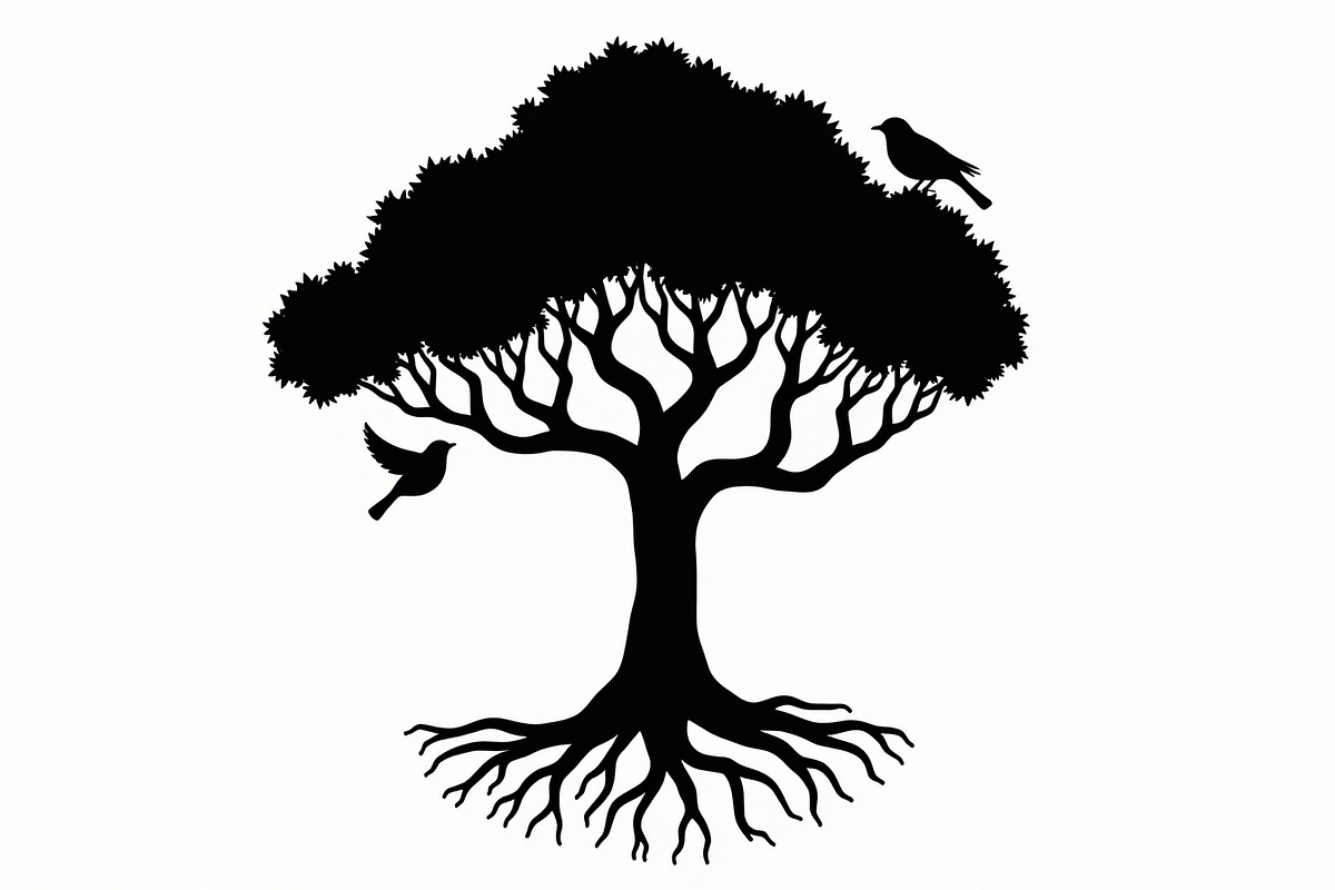 Nature Organic Tree Root Graphic, an Illustration by Designs_River (Photo 7 of 13)