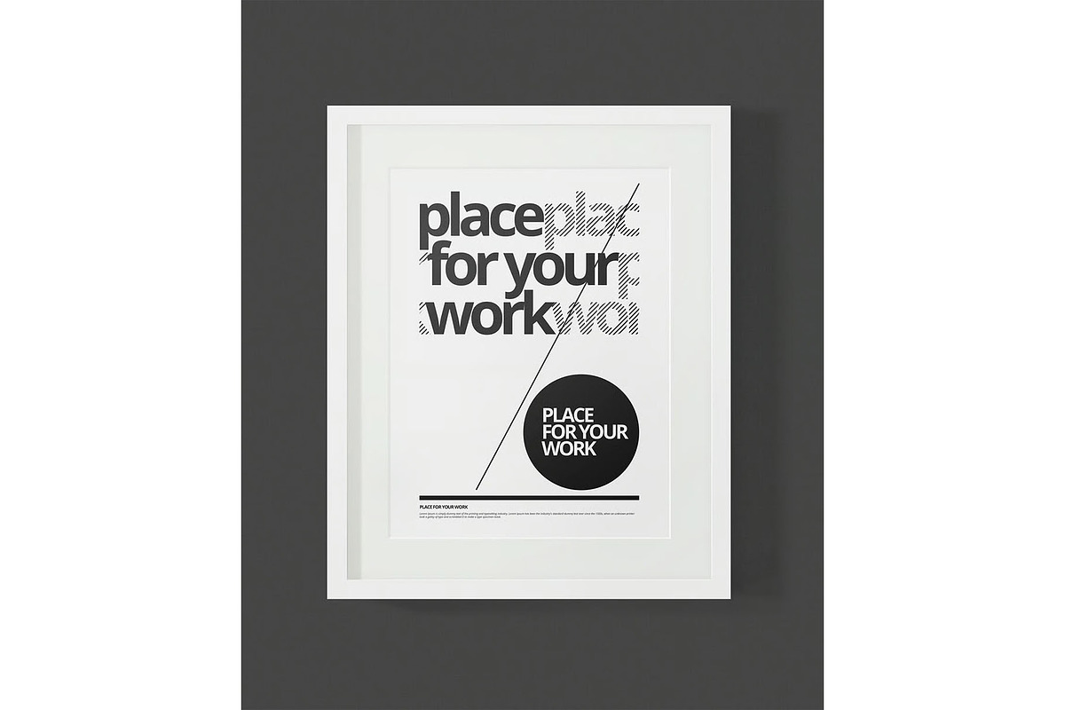 Frame For Your Work, an Advertising Mockup by zippypixelstudio (Photo 2 of 16)