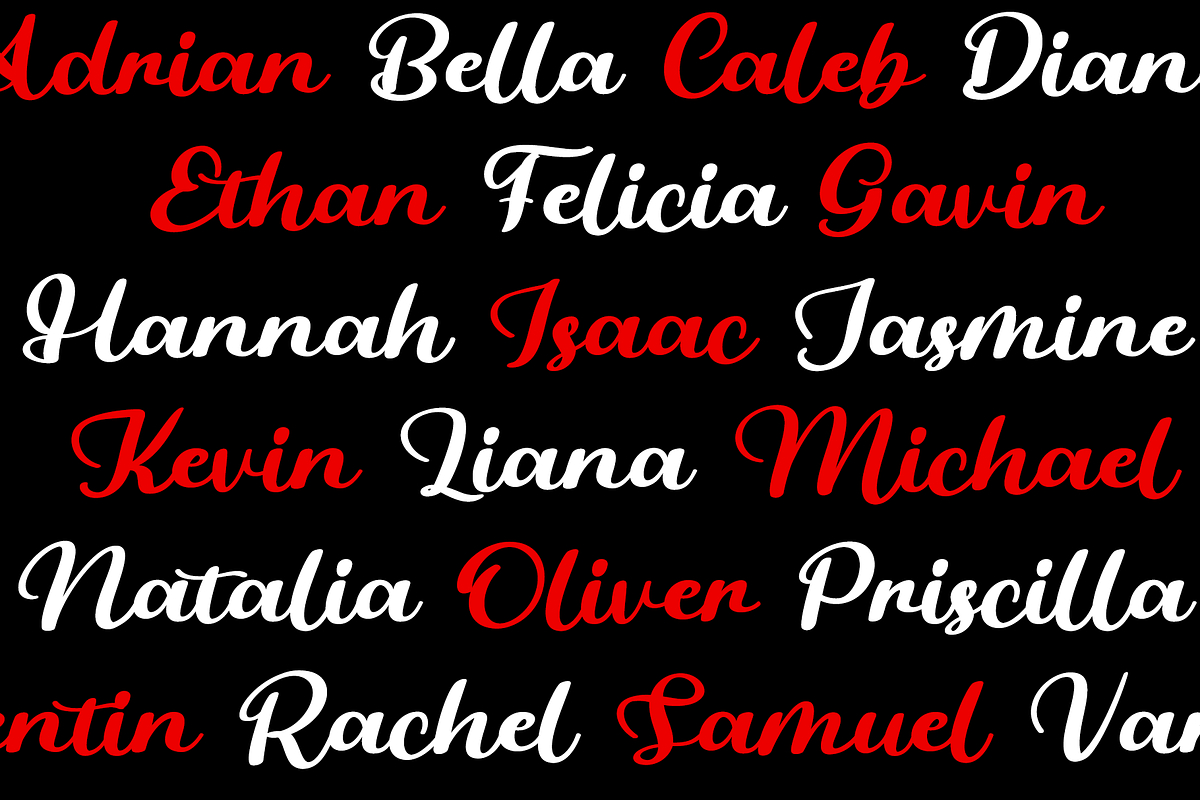 Grand Opera - Handwritten, a Handwritten Font by BearyType Studio (Photo 7 of 7)