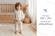 Toddler Pajama Mockup Kids Sleepwear, a Mockup by Mie Mockup Studio (Thumbnail 4 of 7)