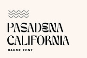 BAGME Stylish Display Font, a Sans Serif Font by Typebae (Thumbnail 4 of 8)