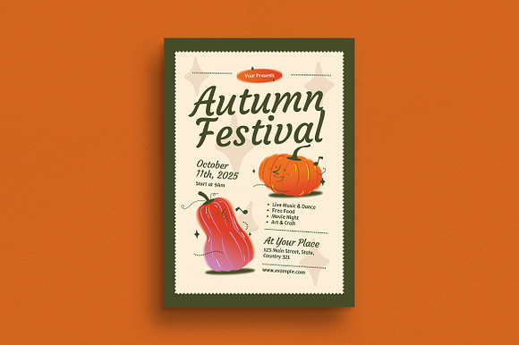 Autumn Festival Event Flyer