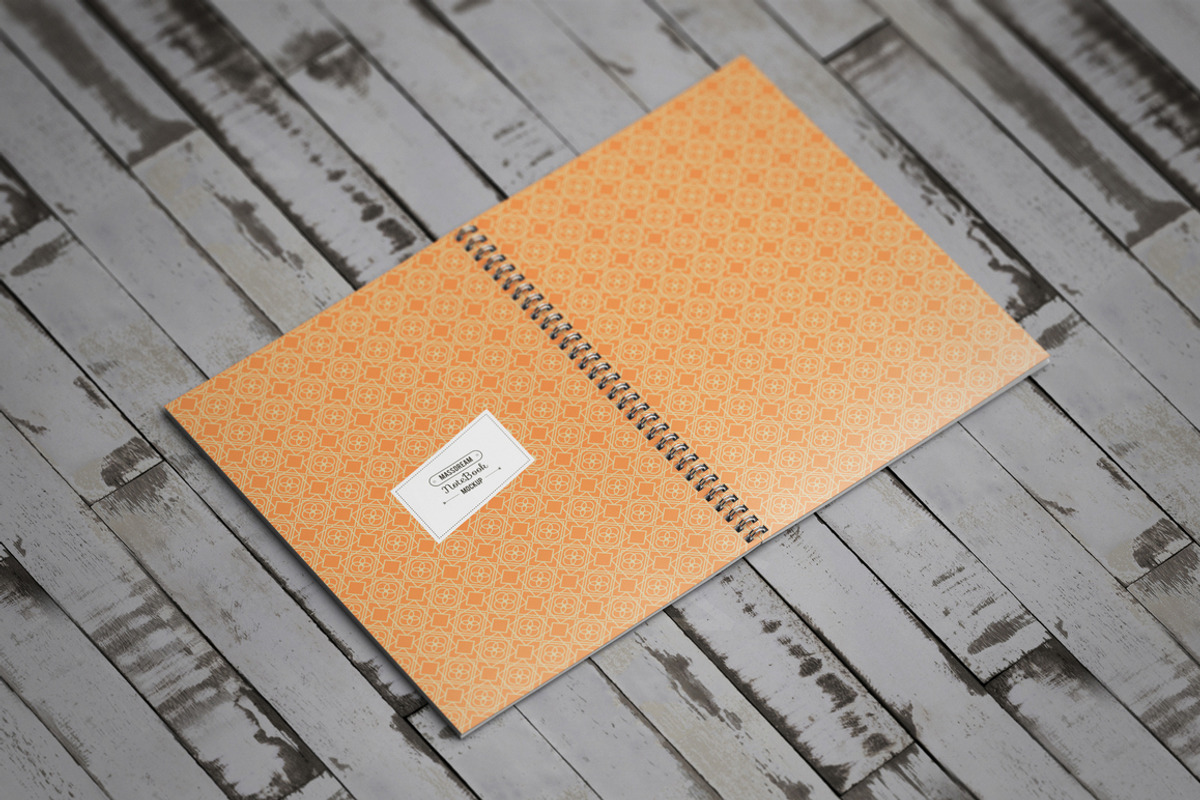 Sketchbook / Notebook Mock-Up, a Print Template by MassDream (Photo 3 of 13)