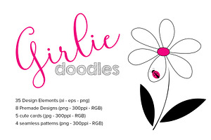 Girlie Doodles Design Set